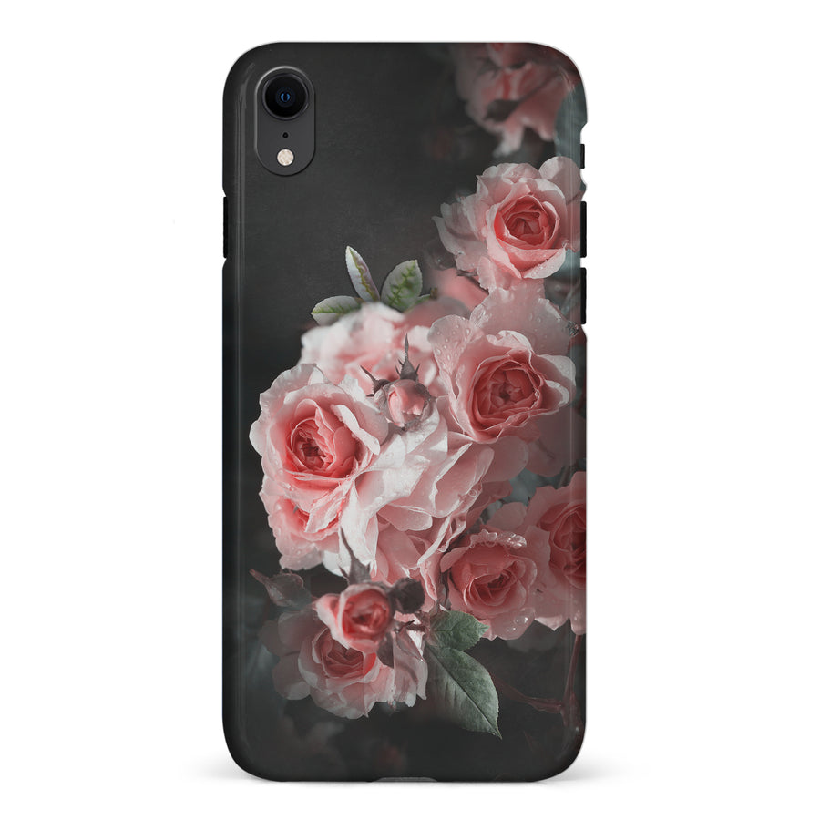 iPhone XR Bouquet of Roses Phone Case in Black