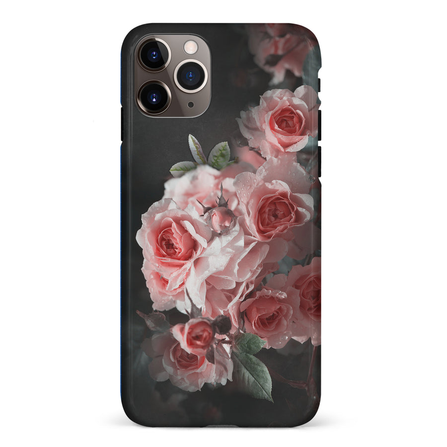 iPhone 11 Pro Max Bouquet of Roses Phone Case in Black