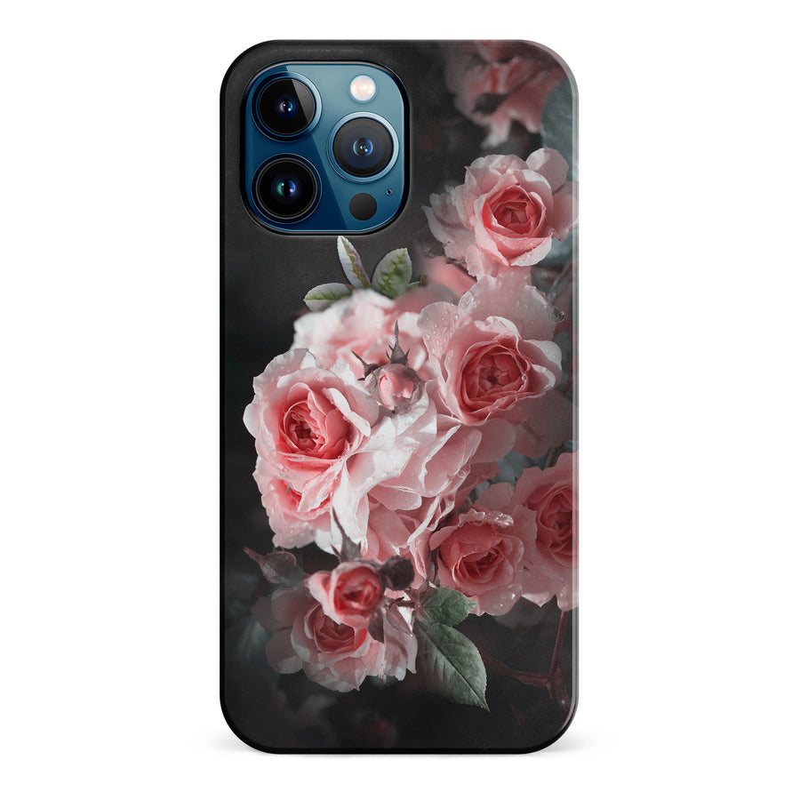 iPhone 12 Pro Max Bouquet of Roses Phone Case in Black