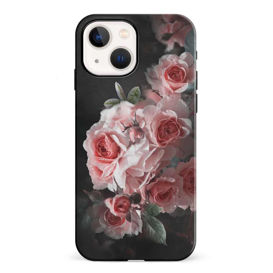 iPhone 13 Mini Bouquet of Roses Phone Case in Black