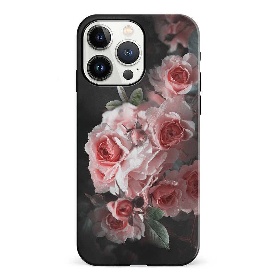iPhone 13 Pro Bouquet of Roses Phone Case in Black
