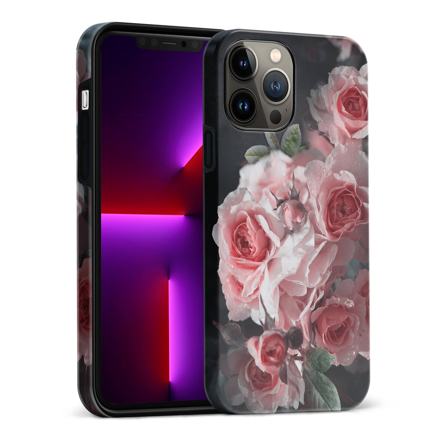 iPhone 13 Pro Max Bouquet of Roses Phone Case in Black
