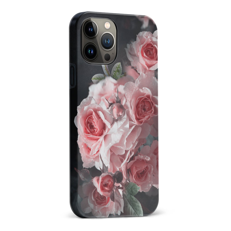iPhone 13 Pro Max Bouquet of Roses Phone Case in Black