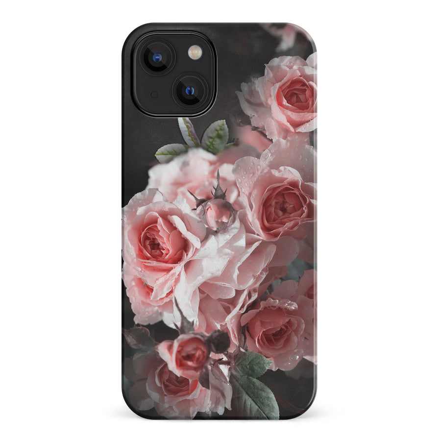 iPhone 14 Bouquet of Roses Phone Case in Black