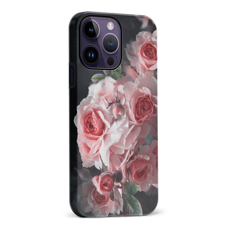 iPhone 14 Pro Max Bouquet of Roses Phone Case in Black