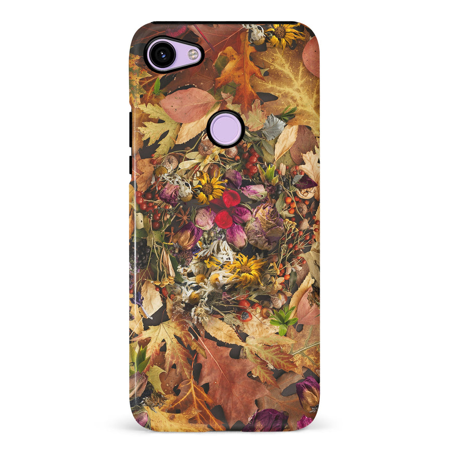 Google Pixel 3 Dried Flowers Phone Case in Yellow