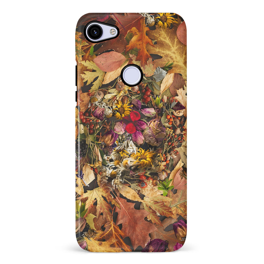 Google Pixel 3A Dried Flowers Phone Case in Yellow