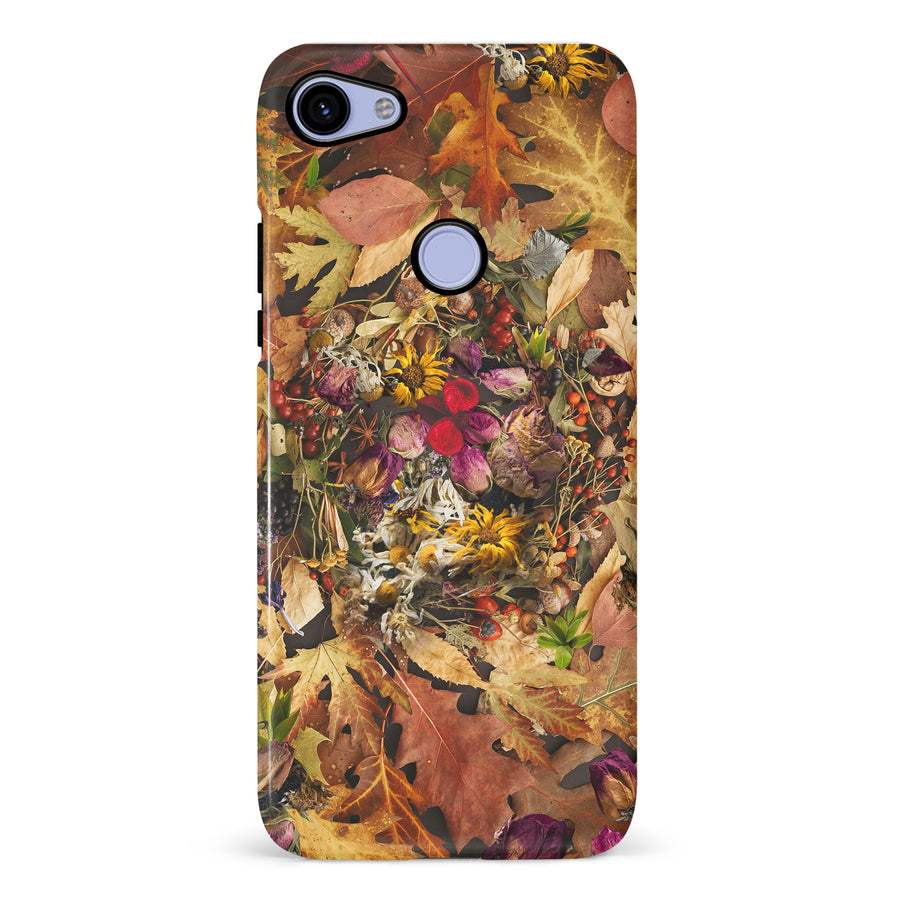Google Pixel 3A XL Dried Flowers Phone Case in Yellow