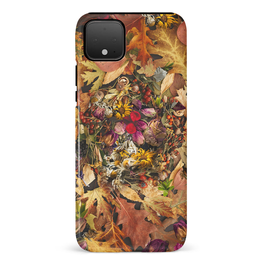 Google Pixel 4 XL Dried Flowers Phone Case in Yellow