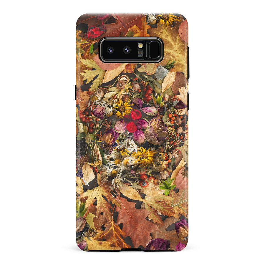 Samsung Galaxy Note 8 Dried Flowers Phone Case in Yellow