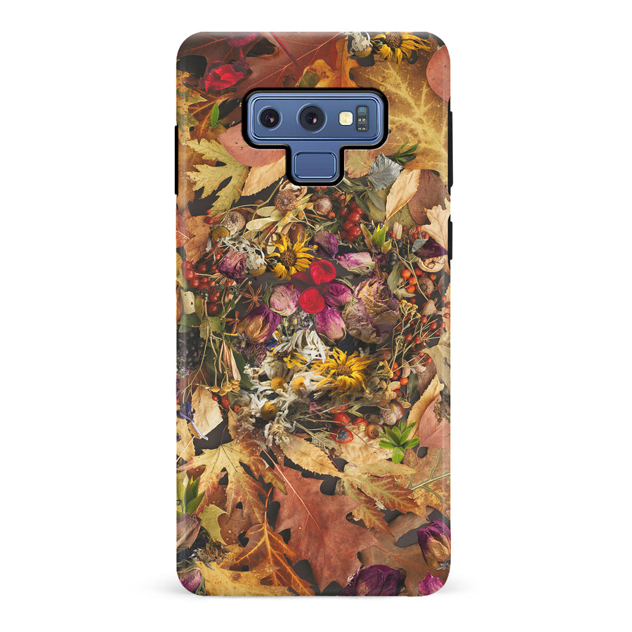 Samsung Galaxy Note 9 Dried Flowers Phone Case in Yellow
