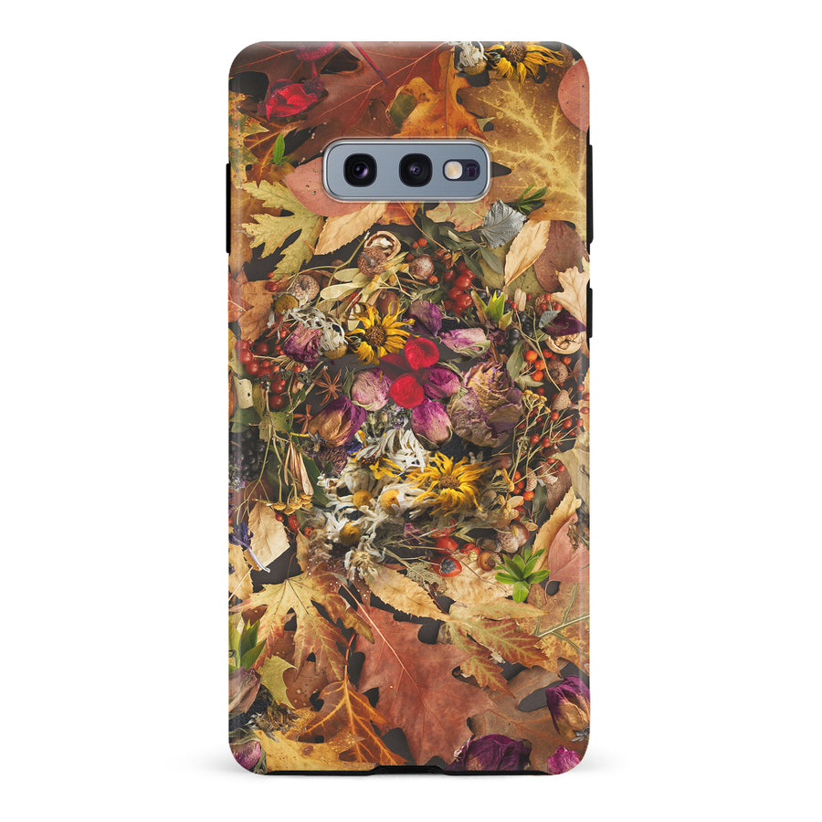 Samsung Galaxy S10e Dried Flowers Phone Case in Yellow