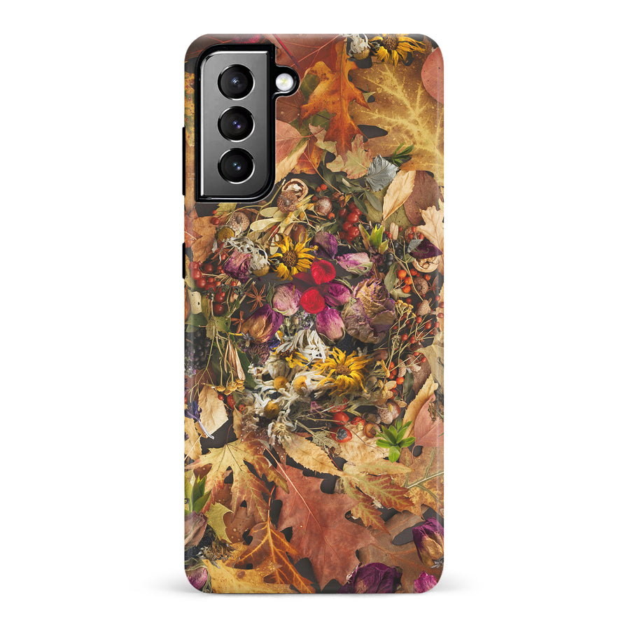 Samsung Galaxy S21 Plus Dried Flowers Phone Case in Yellow