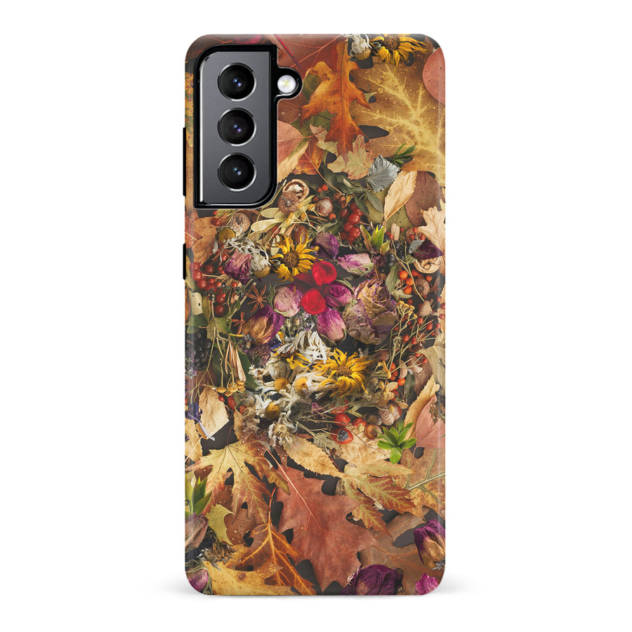 Samsung Galaxy S22 Dried Flowers Phone Case in Yellow
