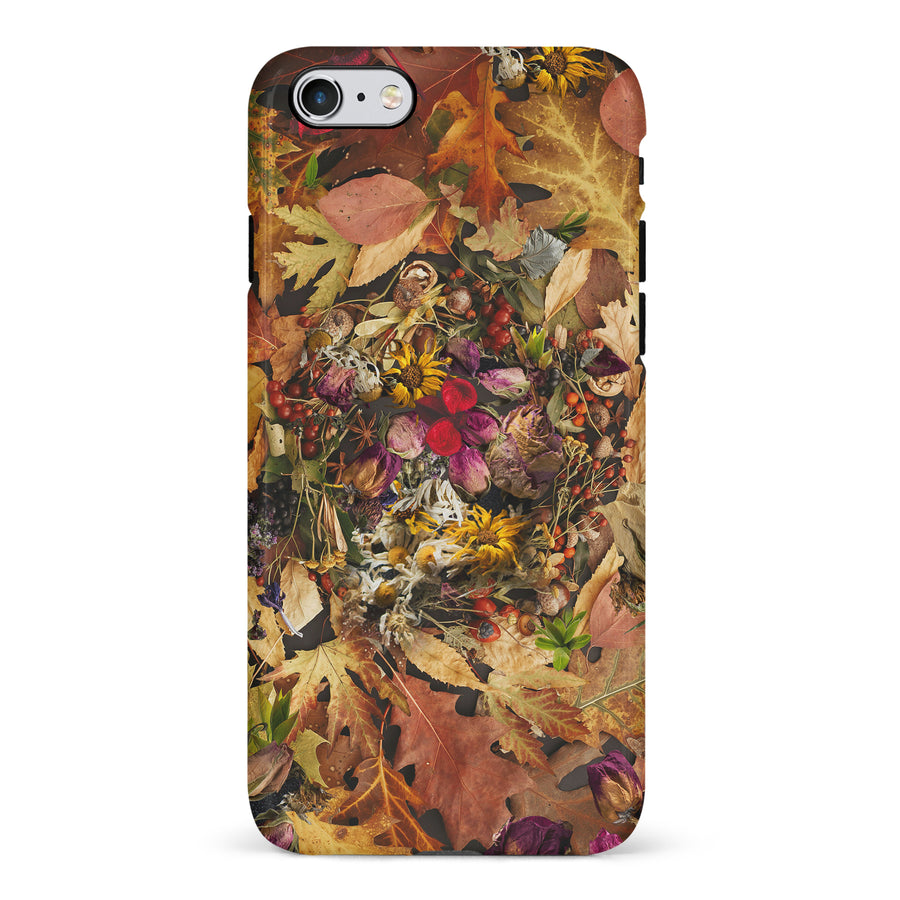 iPhone 6 Dried Flowers Phone Case in Yellow