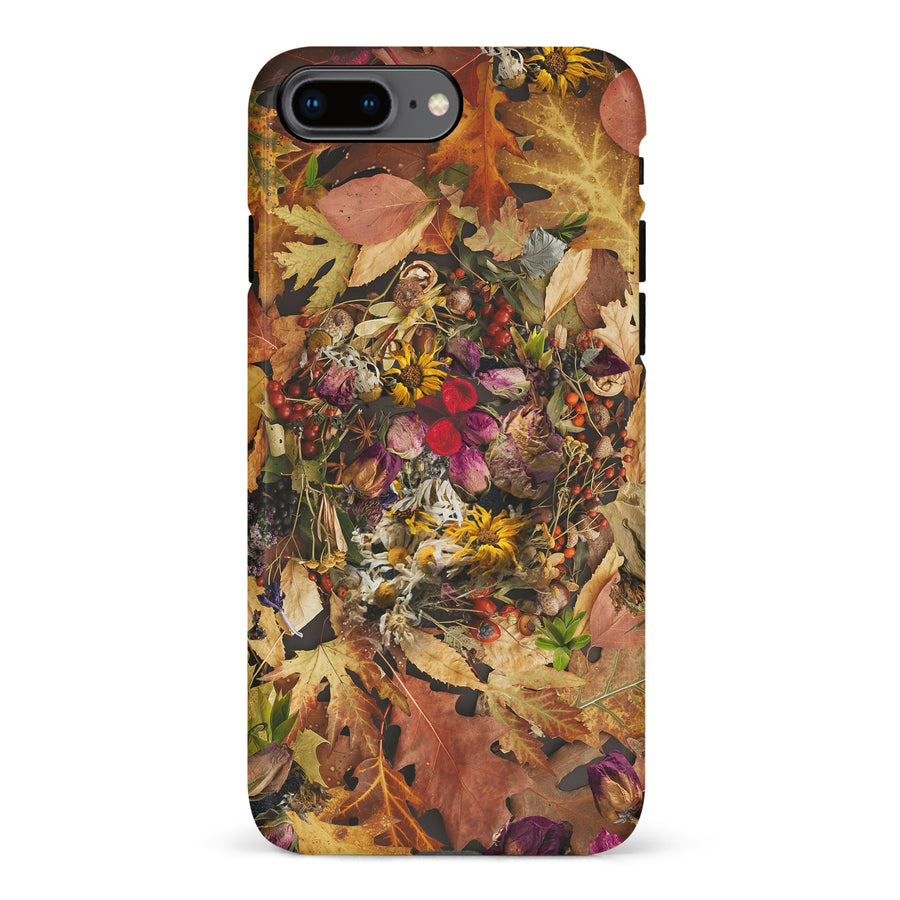 iPhone 8 Plus Dried Flowers Phone Case in Yellow
