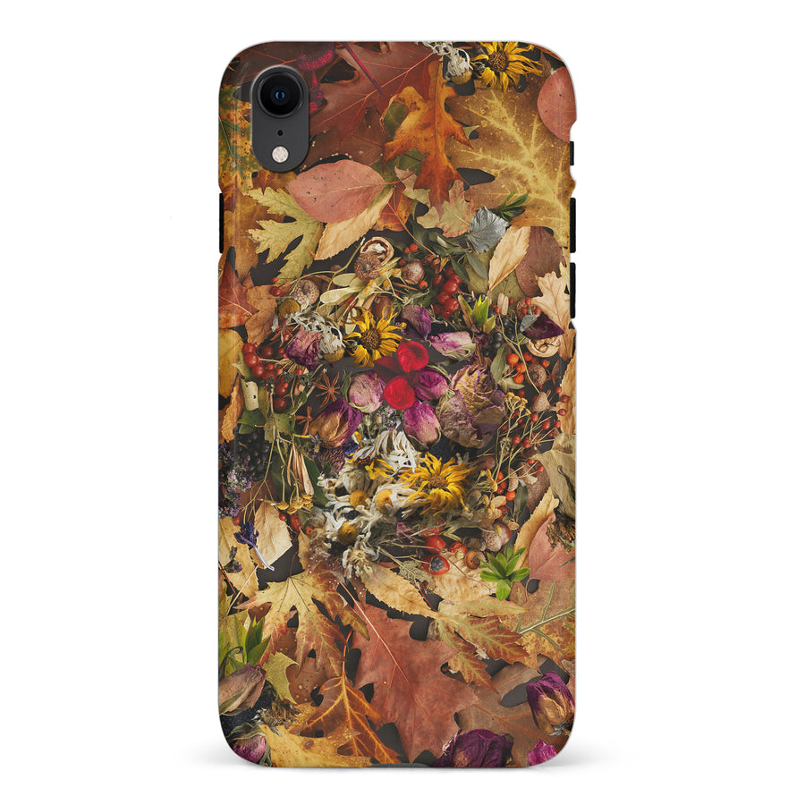 iPhone XR Dried Flowers Phone Case in Yellow