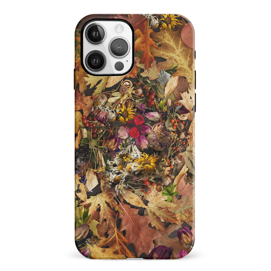 iPhone 12 Dried Flowers Phone Case in Yellow