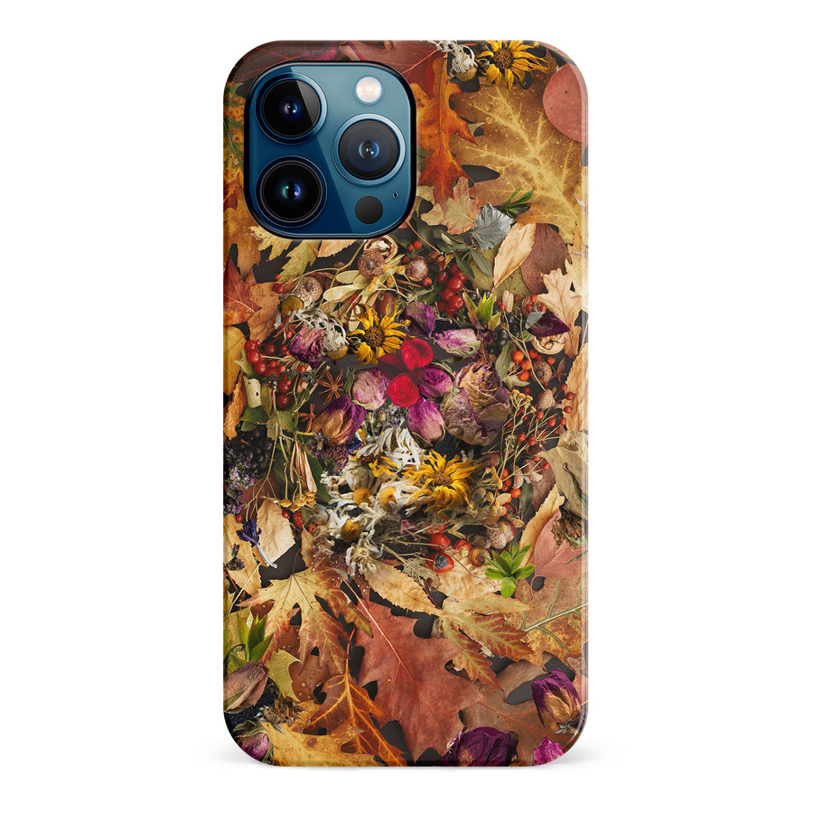 iPhone 12 Pro Max Dried Flowers Phone Case in Yellow