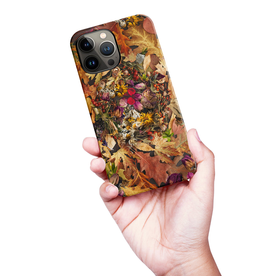 iPhone 13 Pro Max Dried Flowers Phone Case in Yellow
