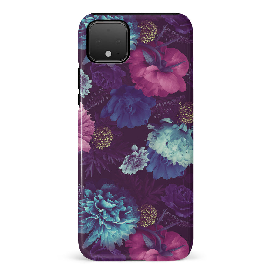 Google Pixel 4 XL Flower Garden Phone Case in Purple