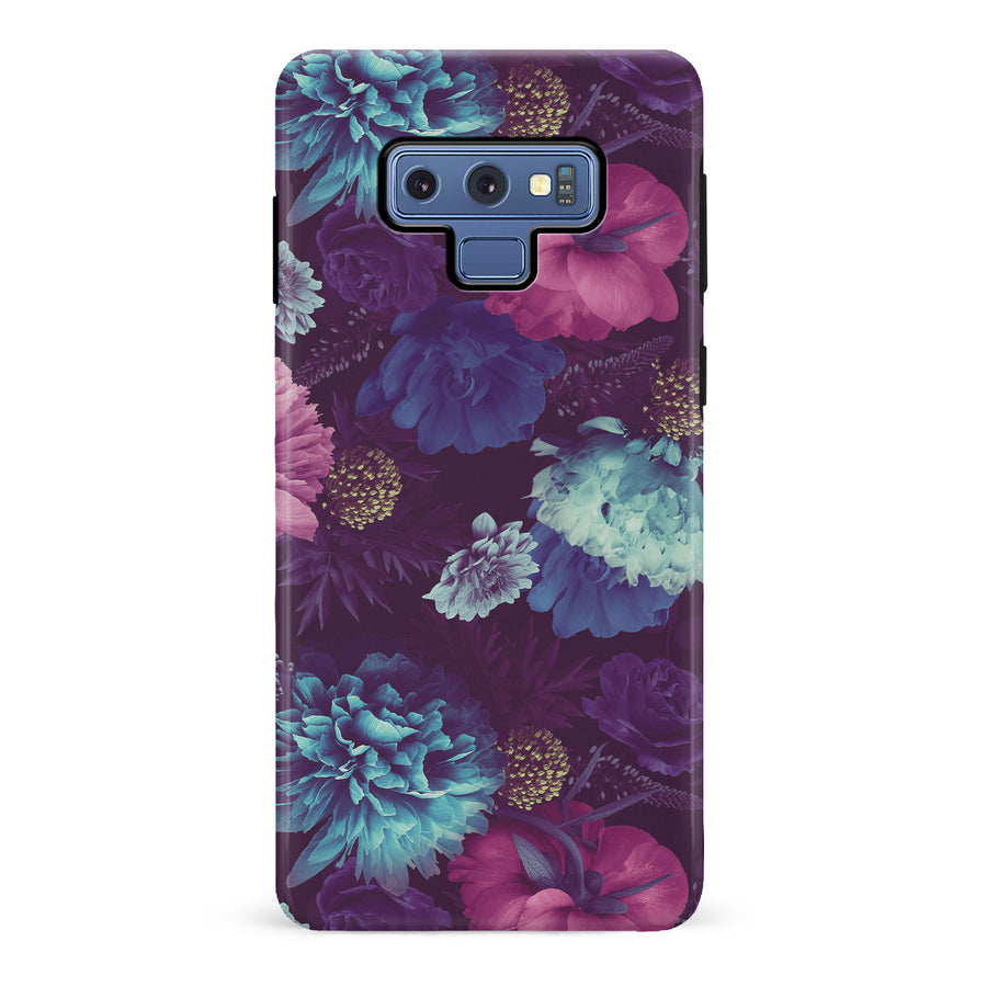Samsung Galaxy Note 9 Flower Garden Phone Case in Purple