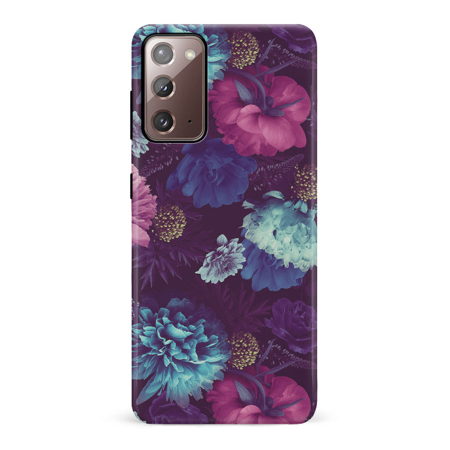 Samsung Galaxy Note 20 Flower Garden Phone Case in Purple