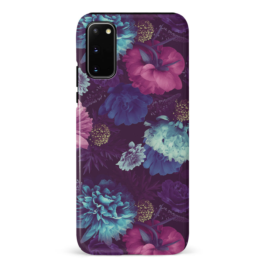 Samsung Galaxy S20 Flower Garden Phone Case in Purple