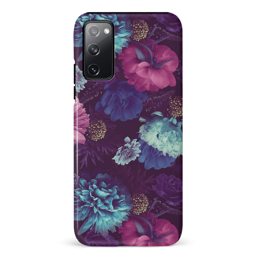 Samsung Galaxy S20 FE Flower Garden Phone Case in Purple