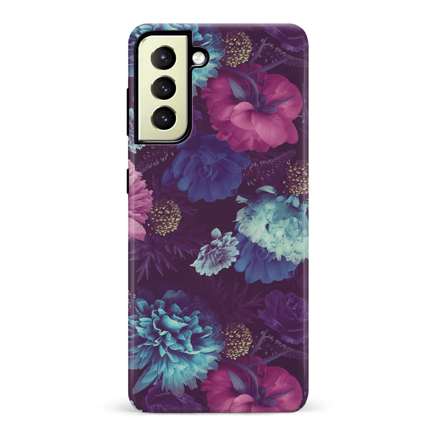 Samsung Galaxy S22 Plus Flower Garden Phone Case in Purple