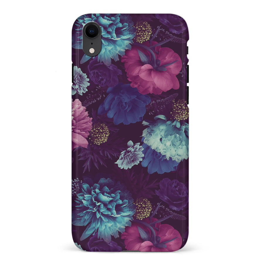 iPhone XR Flower Garden Phone Case in Purple