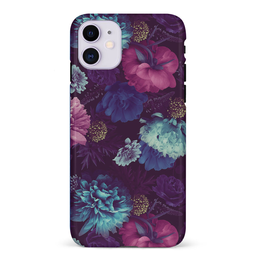 iPhone 11 Flower Garden Phone Case in Purple