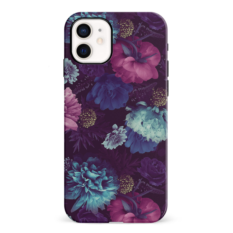 iPhone 12 Mini Flower Garden Phone Case in Purple