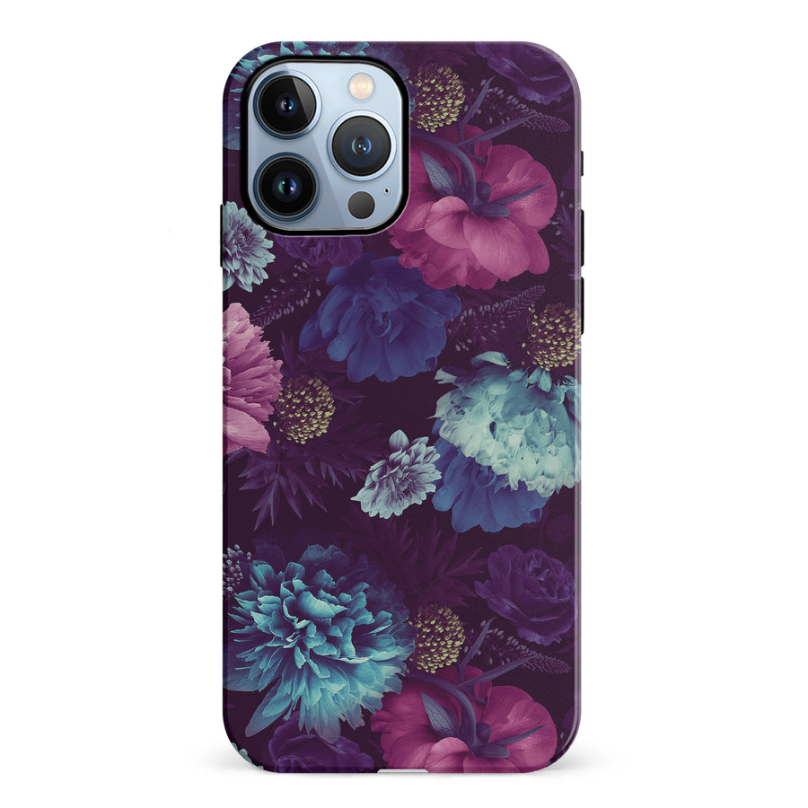 iPhone 12 Pro Flower Garden Phone Case in Purple