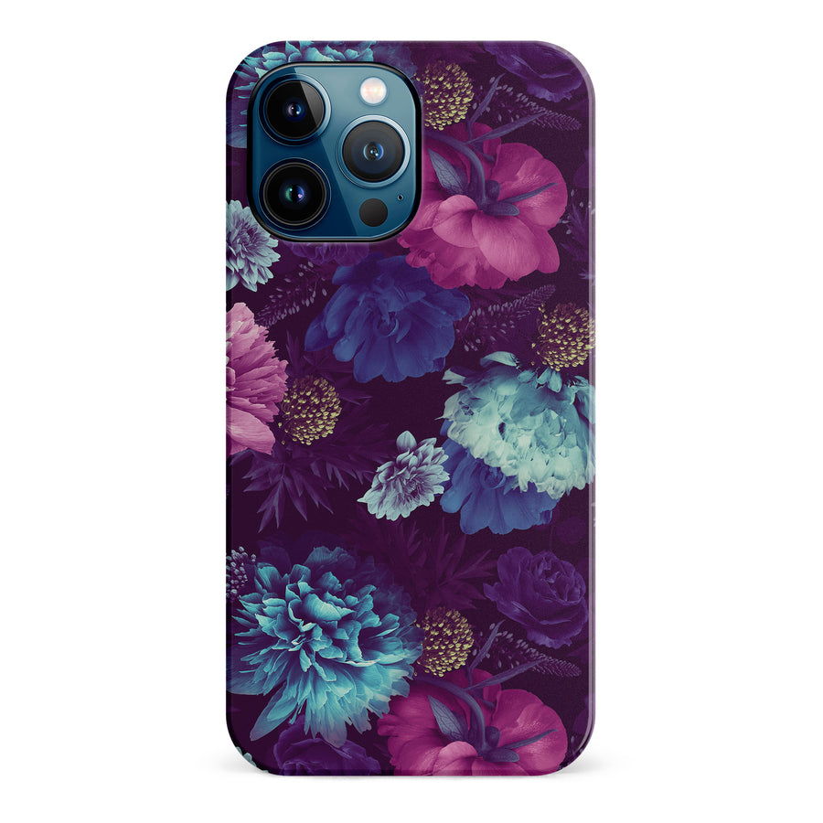 iPhone 12 Pro Max Flower Garden Phone Case in Purple
