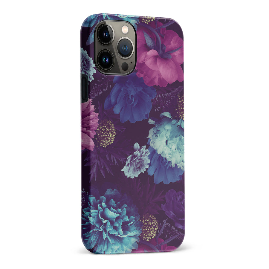 iPhone 13 Pro Max Flower Garden Phone Case in Purple