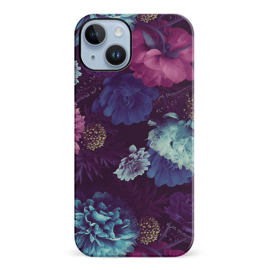 iPhone 14 Plus Flower Garden Phone Case in Purple