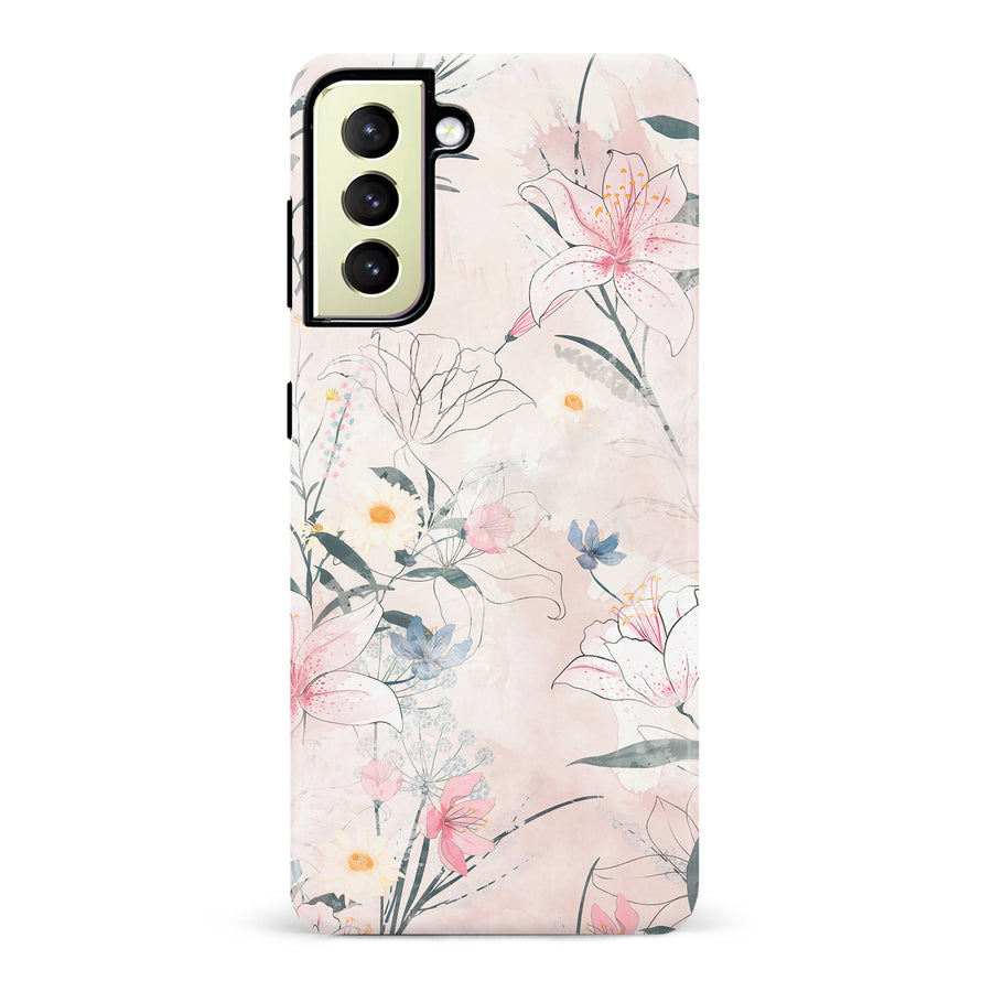 Samsung Galaxy S22 Plus Tropical Arts Phone Case in Pink