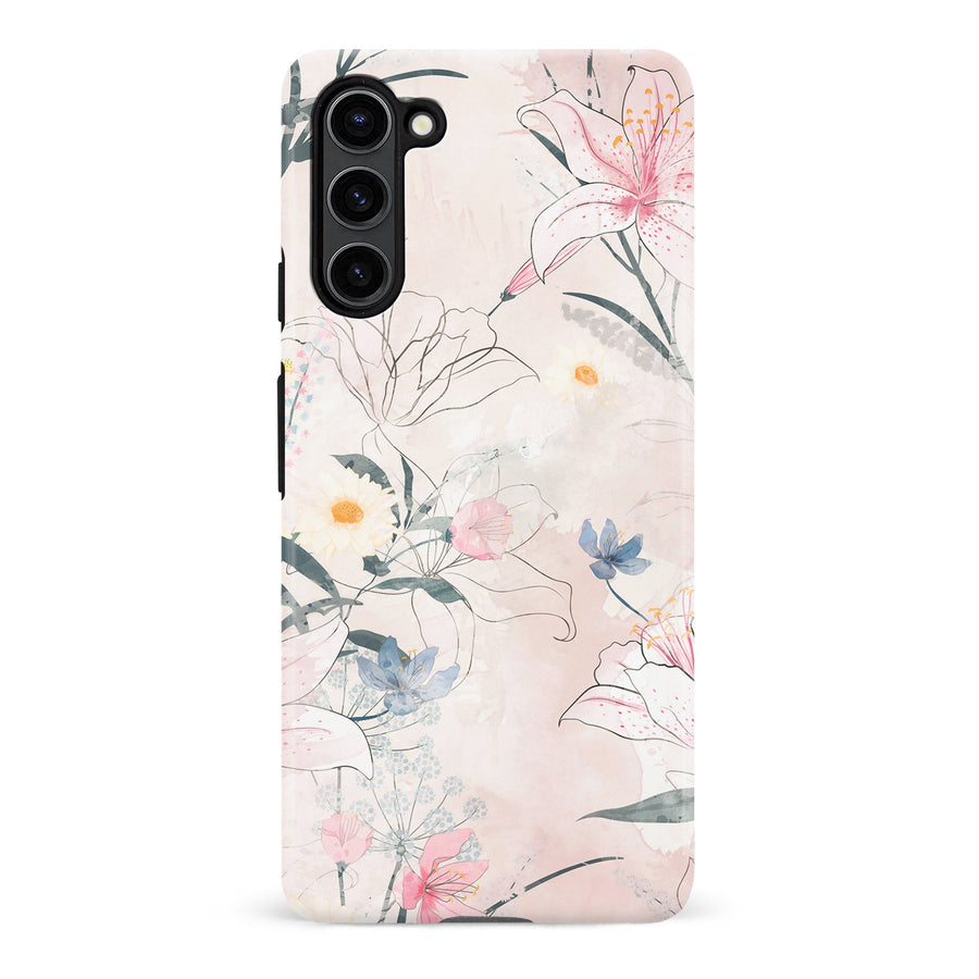 Samsung S23 Plus Floral Blush Phone Case