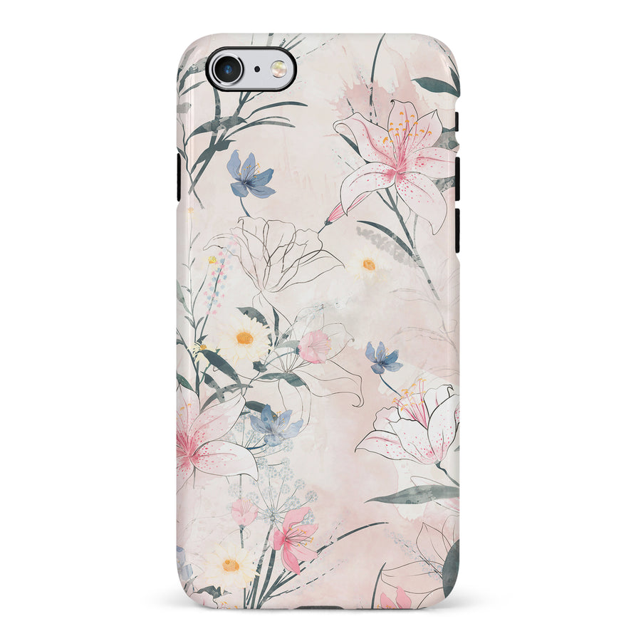 iPhone 6 Tropical Arts Phone Case in Pink