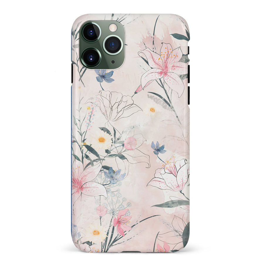 iPhone 11 Pro Tropical Arts Phone Case in Pink