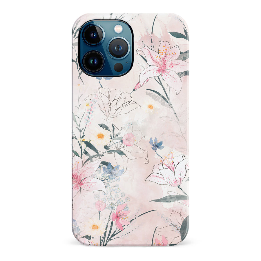 iPhone 12 Pro Max Tropical Arts Phone Case in Pink
