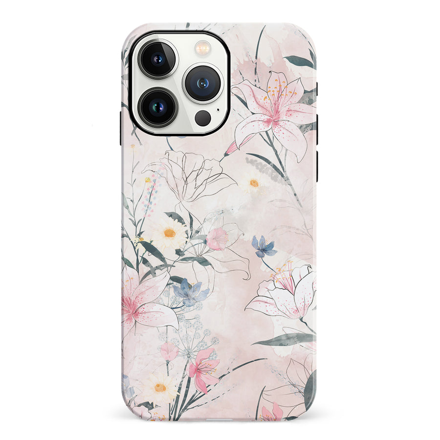 iPhone 13 Pro Tropical Arts Phone Case in Pink