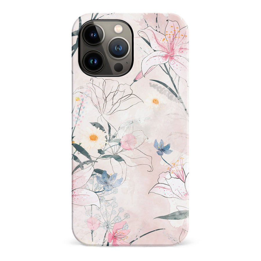 iPhone 13 Pro Max Tropical Arts Phone Case in Pink