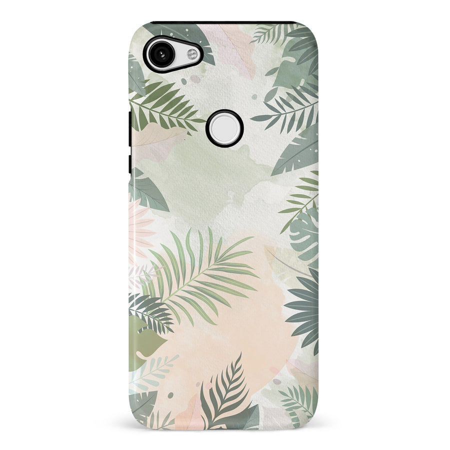 Google Pixel 3 XL Tropical Arts Phone Case in Green