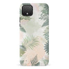 Google Pixel 4 Tropical Arts Phone Case in Green