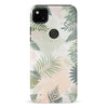 Google Pixel 4A Tropical Arts Phone Case in Green