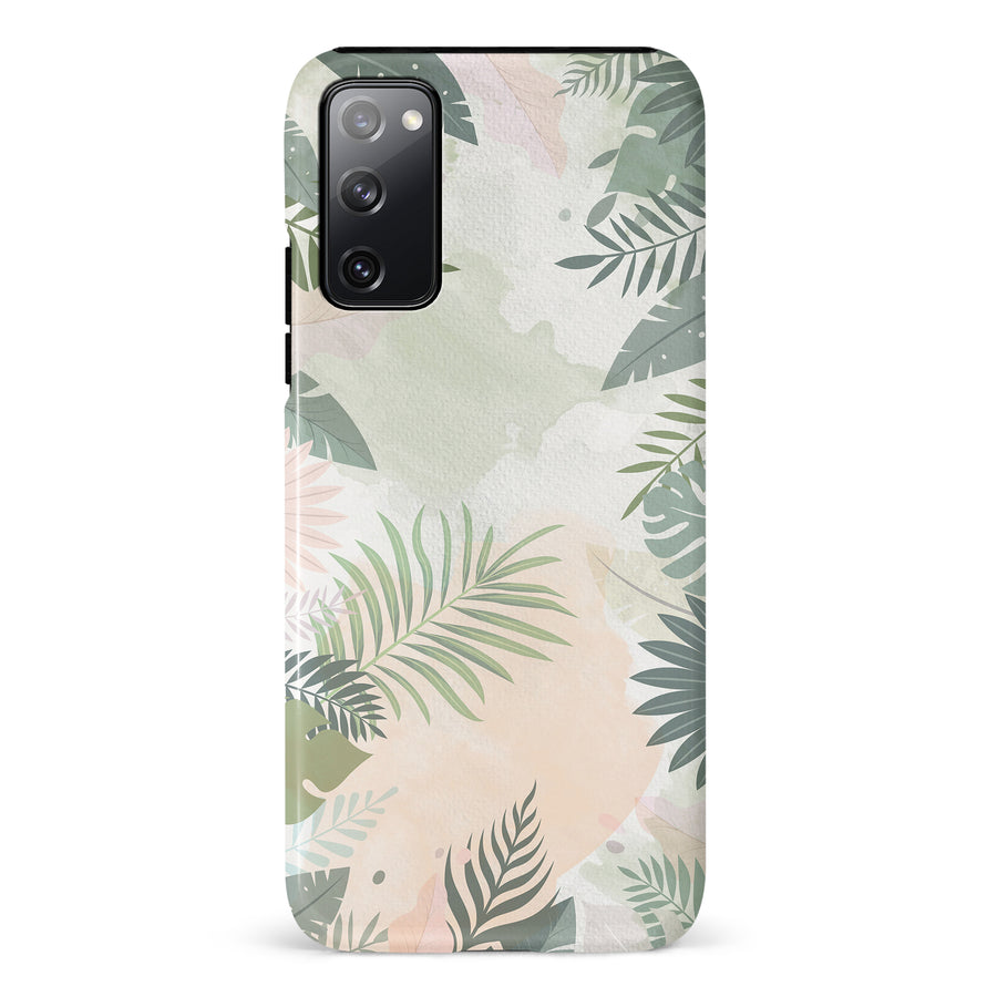 Samsung Galaxy S20 FE Tropical Arts Phone Case in Green