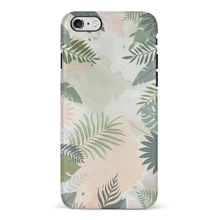 iPhone 6 Tropical Arts Phone Case in Green