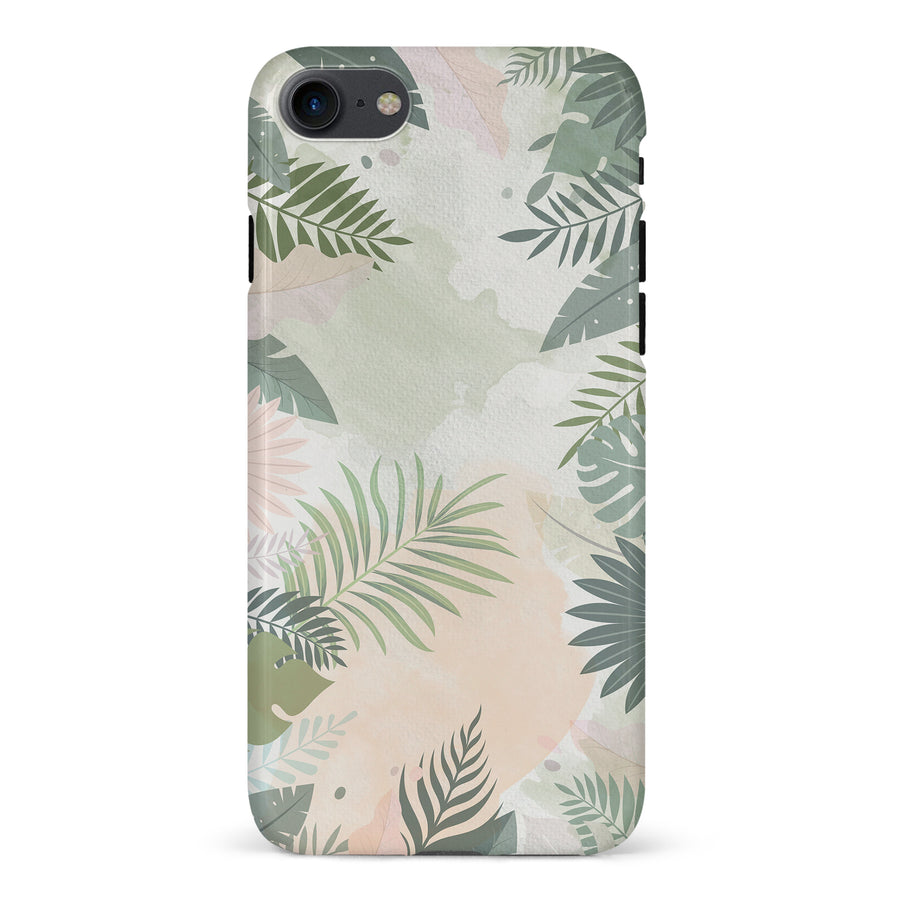 iPhone 7/8/SE Tropical Arts Phone Case in Green